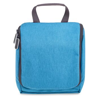 Grande trousse de toilette bleue à suspendre 6