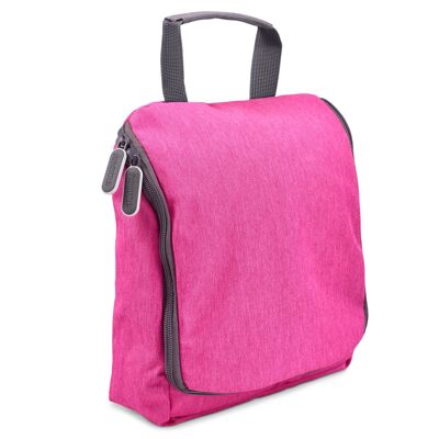 Borsa da toilette rosa grande da appendere