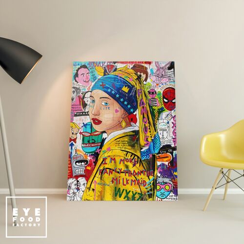 Girl with a chanel pearl earing - 60x47.5cm