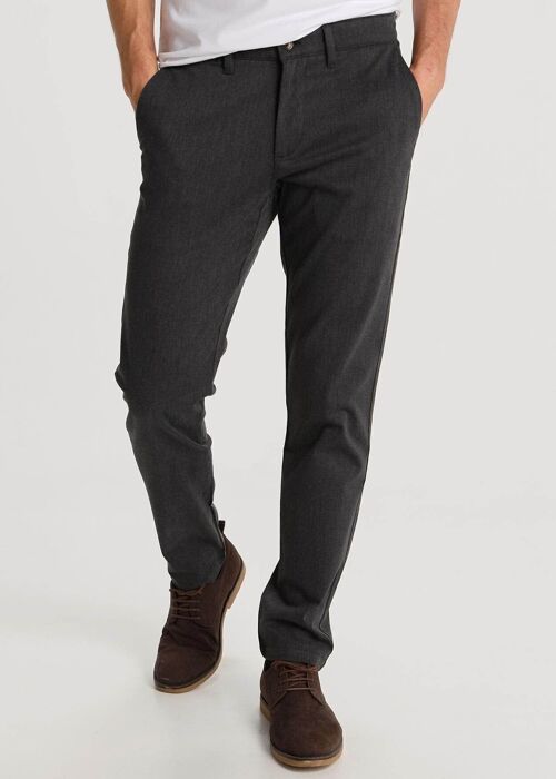 BENDORFF - Chino Slim Flannel Trousers | Grey-111