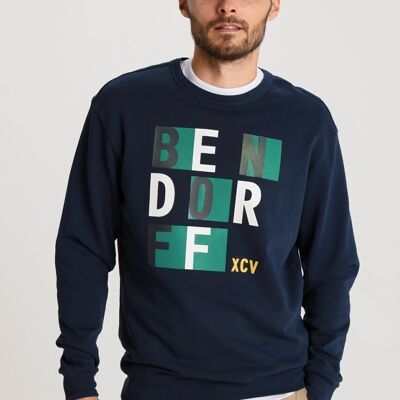 BENDORFF - Big Print Xcv 95 Sweatshirt | Blue-269