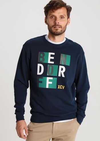 BENDORFF - Sweat-shirt Big Print Xcv 95 | Bleu-269