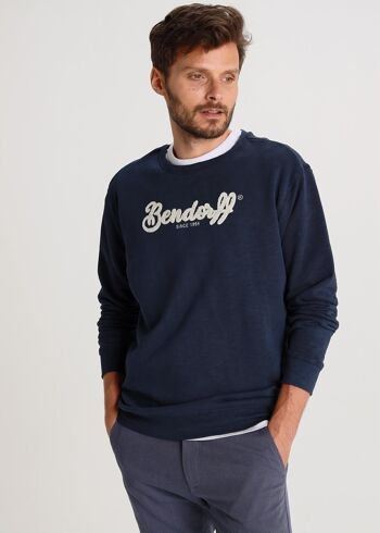 BENDORFF - Application de sweat-shirt Henilla Brandery | Bleu-269