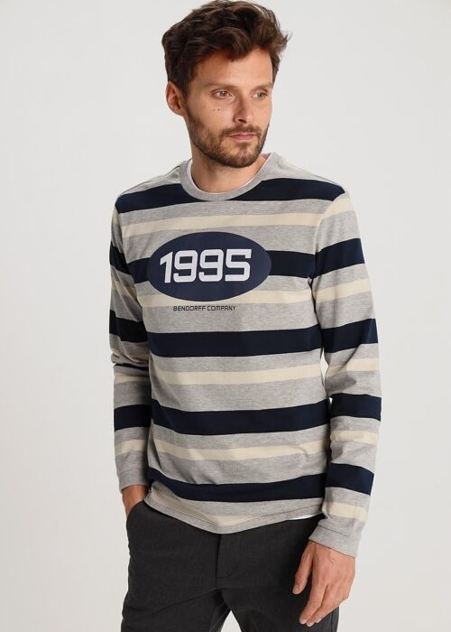 BENDORFF - Sweatshirt Woven Stripe 1995 | Multicolour-111