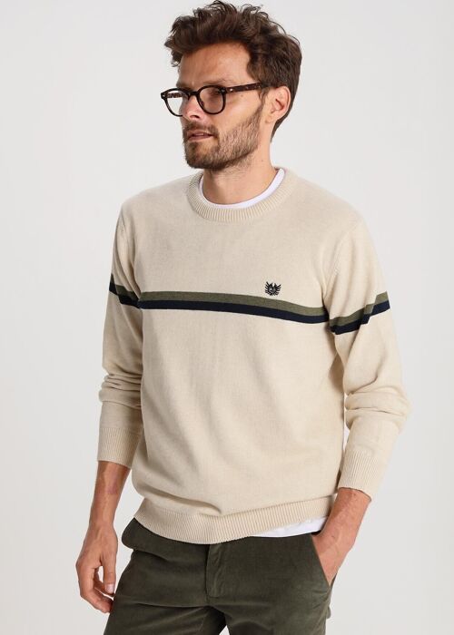 BENDORFF - Jumper Stripes | Beige-205