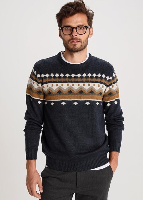 BENDORFF - Jaquard jumper | Blue-269