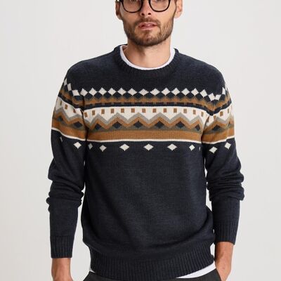 BENDORFF - Jaquard jumper | Blue-269