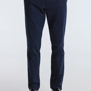 BENDORFF - Pantalon chino slim en satin | Bleu-268