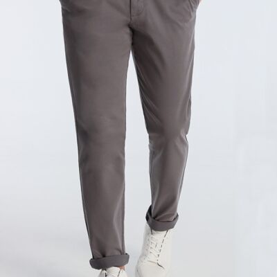 BENDORFF - Pantalon Chino Slim Saten | Grey-294