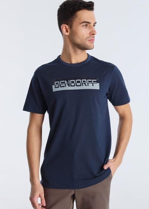 BENDORFF - Short-sleeved shirt Flock Print | Blue-269