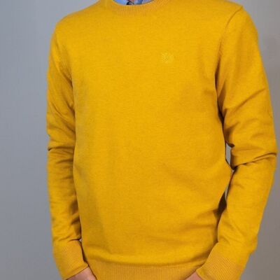 BENDORFF - Pullover basic con collo a cassetta | Arancio-219