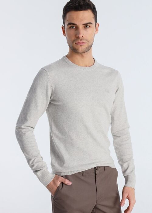 BENDORFF - Basic Box Neck Pullover | Grey-294