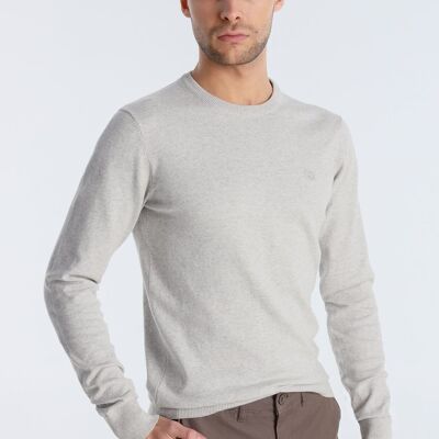 BENDORFF - Basic Pullover mit Rundhalsausschnitt | Grau-294