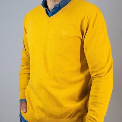 BENDORFF - Basic Pullover V-neck | Orange-219
