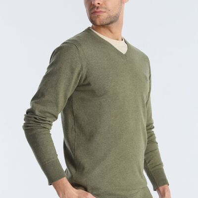 BENDORFF - Basic Pullover V-neck | Green-277