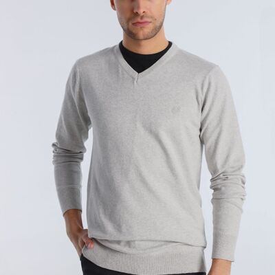 BENDORFF - Basic Pullover V-neck | Grey-294