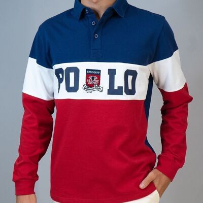 BENDORFF - Long sleeve polo shirt | Red-250