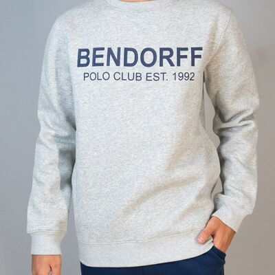 BENDORFF - Fleece-Sweatshirt mit Rundhalsausschnitt | Grau-293