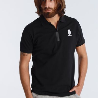BENDORFF - Short sleeve polo shirt Zip placket | Black-299