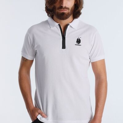 BENDORFF - Short sleeve polo shirt Zip placket | White-201
