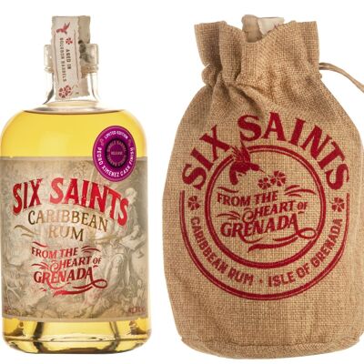 Six Saints Rum - Pedro Ximénez Cask Finish - Sac cadeau 41,7% 70cl.
