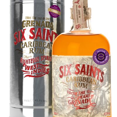 Six Saints Rum - Oloroso Cask Finish -Tin Pack 41,7% 70cl.