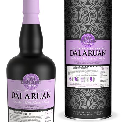 The Lost Distillery Company - Selección de archivero de Dalaruan, Lata de regalo de 46% 70 cl