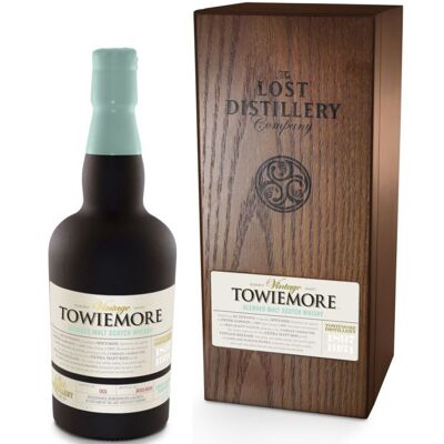 The Lost Distillery Company - Towiemore Vintage Selection, 46% 70cl Vitrine