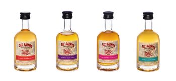 Rhum Six Saints - finition fût Coffret Cadeau 4x5cl 41,7% 4