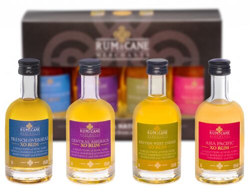 Rum and Cane Merchants Explorer gift pack 4x5cl, 43%