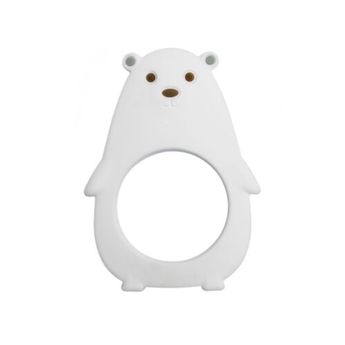 Molar Bear Baby Teething Toy - White