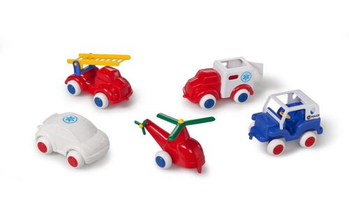 Viking Toys Rescue cars, 5pcs/set, 14cm, 1062-M10