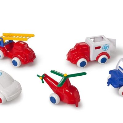 Viking Toys Rescue cars, 5pcs/set, 14cm, 1062-M10