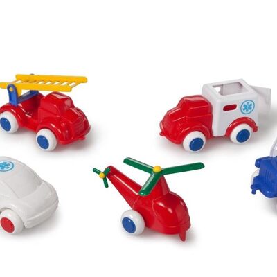 Viking Toys Rescue cars, 5pcs/set, 14cm, 1062-M10