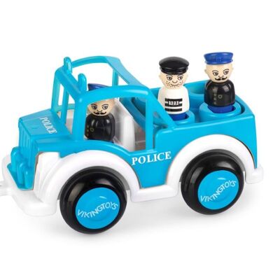 Viking Toys auto Jeep della polizia con 3 figure, 25 cm, 81269