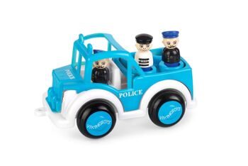 Viking Toys voiture Police Jeep avec 3 figurines, 25cm, 81269