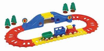 Jouet de chemin de fer Viking Toys, 21 pièces, 33х67cm, 45573