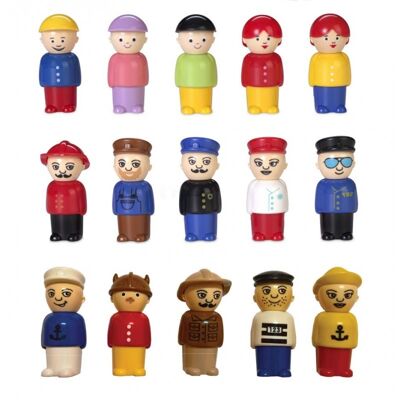 Figure di giocattoli vichinghi, 20 pezzi, 7 cm, 1200-M20
