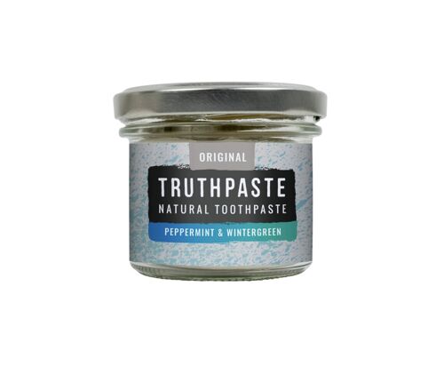 Truthpaste 100% Natuurlijke & Biologische Tandpasta - 100ml Peppermint & Wintergreen Original