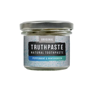 Truthpaste Dentifricio 100% Naturale e Biologico - 100ml Menta piperita e Wintergreen Original