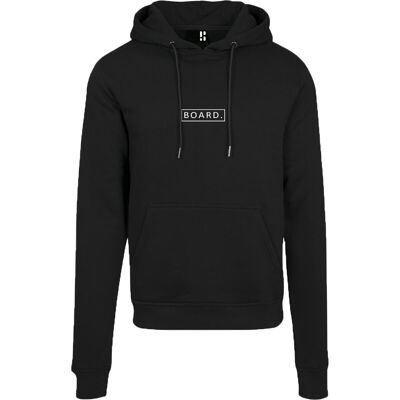 Zwarte BOARD hoodie met witte opdruk