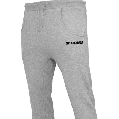 Pantalon d'entraînement gris de Poederbaas avec imprimé
