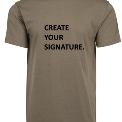 Create Your Signature T-Shirt Army Green