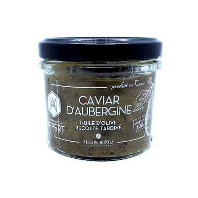 Caviar d'Aubergine / Huile d'olive récolte tardive de A. Munoz