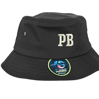 Zwarte PB  Bucket Hat Geborduurd