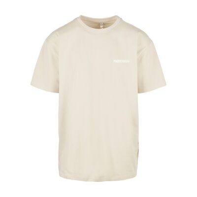 Poederbaas' T-Shirt - Beige (Geborduurd)