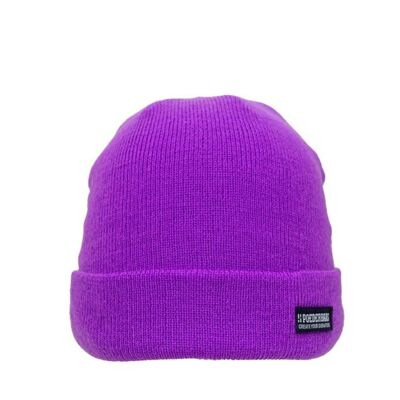 Colorful Basic beanie - paars