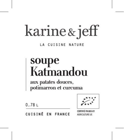 Soupe Katmandou aux patates douces, potimarron et curcuma  0,780L