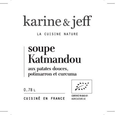 Soupe Katmandou aux patates douces, potimarron et curcuma  0,780L
