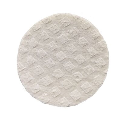 Eco Pads, washable and biodegradable,  natural white
